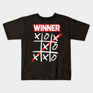 Tic Tac Win - Game Winner Kids T-Shirt